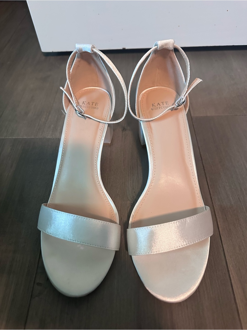 Kate Whitcomb Ivory Satin Bridal Shoes